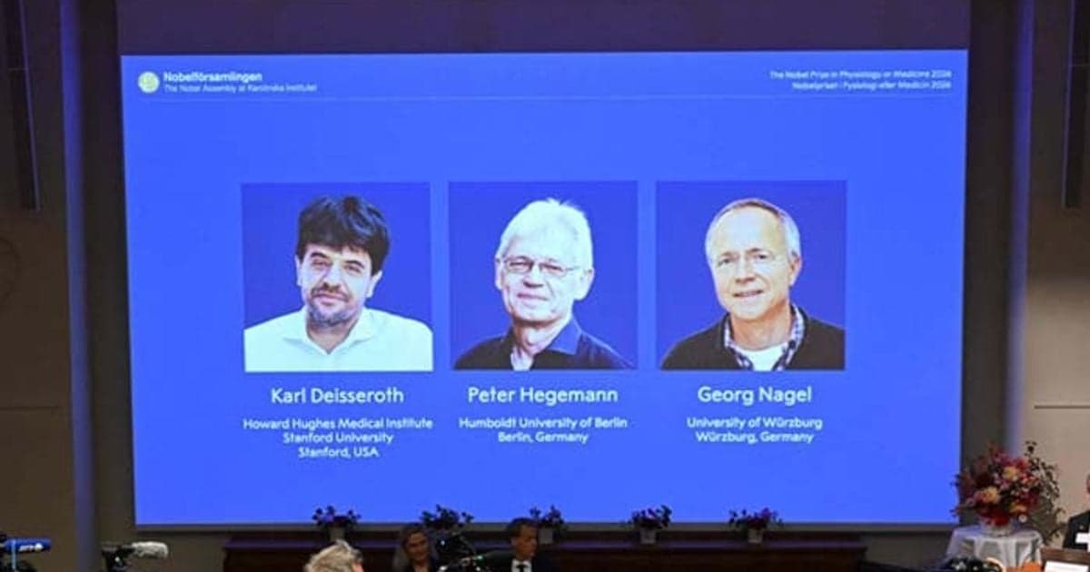 Karl Deisseroth, Peter Hegemann, and Georg Nagel win 2026 Nobel Prize in Medicine
