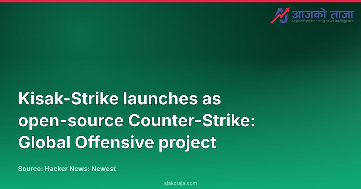 Kisak-Strike launches as open-source Counter-Strike: Global Offensive project