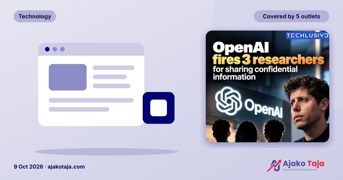 OpenAI safety researchers dispute firings as company alleges 'breach of trust'