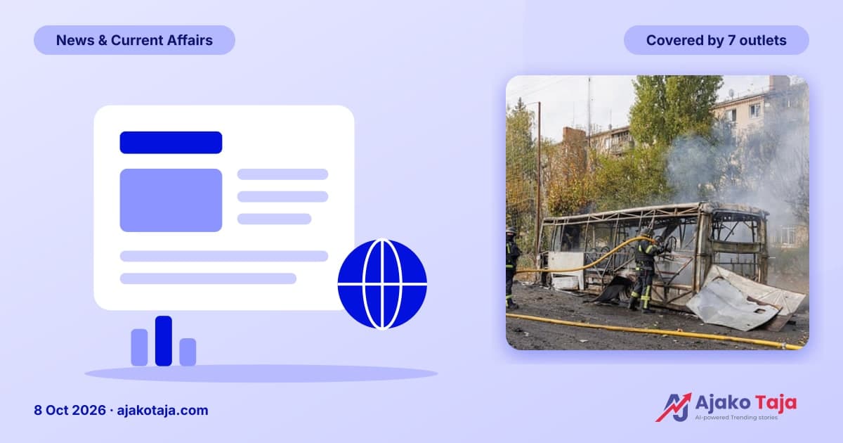 Russian Strike on Buses in Kramatorsk Kills at least 30 People