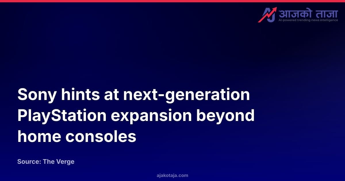 Sony hints at next-generation PlayStation expansion beyond home consoles