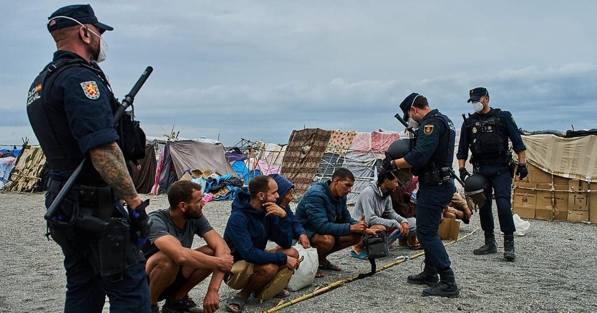 Spanish Police Clear Ceuta Migrant Camp Ahead of Royal Visit