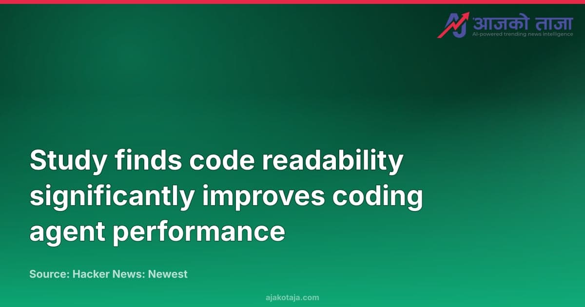 Study finds code readability significantly improves coding agent performance