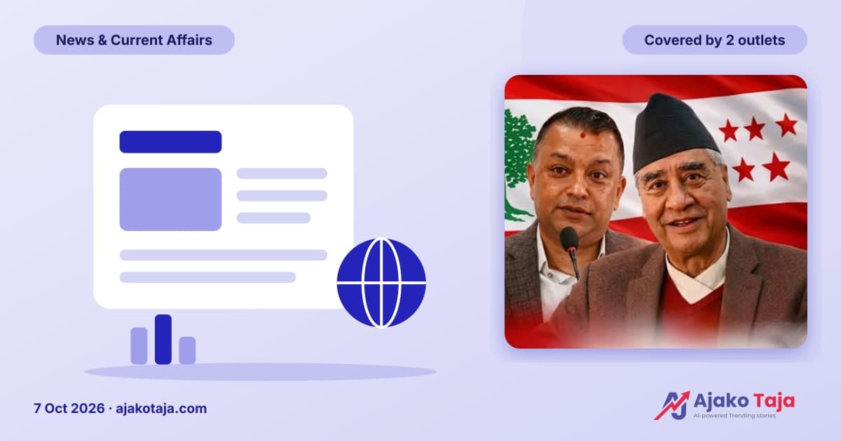 Three candidates file for Nepali Congress presidency ahead of election