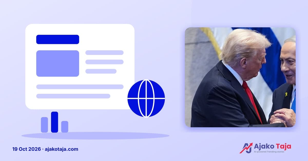 Trump Endorses Netanyahu as 'Great Warrior' Ahead of Israeli Elections