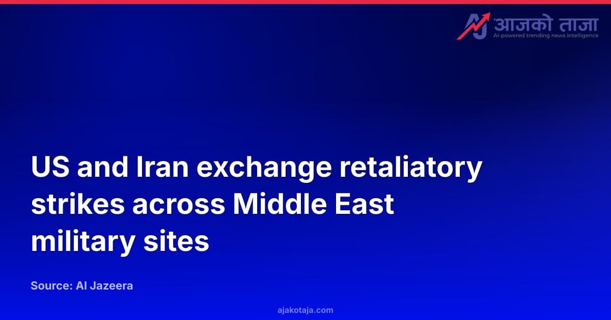 US and Iran exchange retaliatory strikes across Middle East military sites