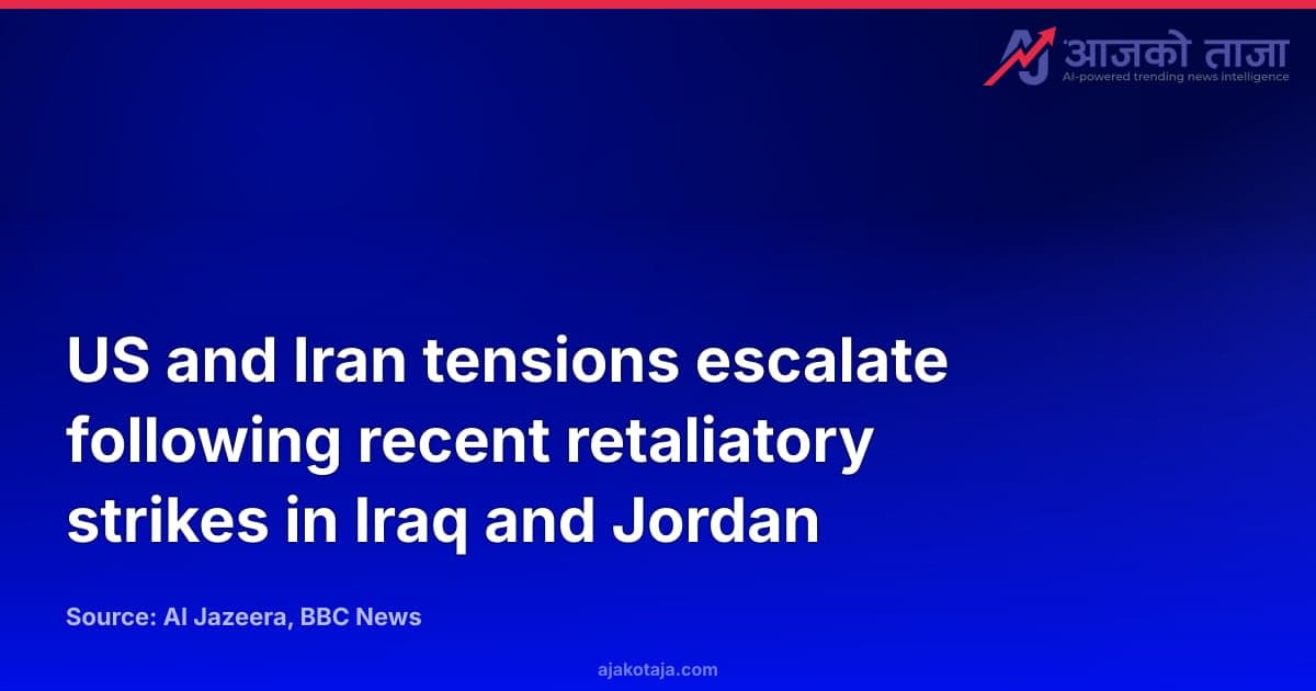 US and Iran tensions escalate following recent retaliatory strikes in Iraq and Jordan