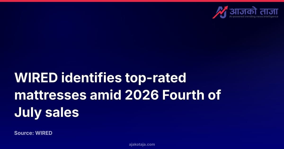 WIRED identifies top-rated mattresses amid 2026 Fourth of July sales